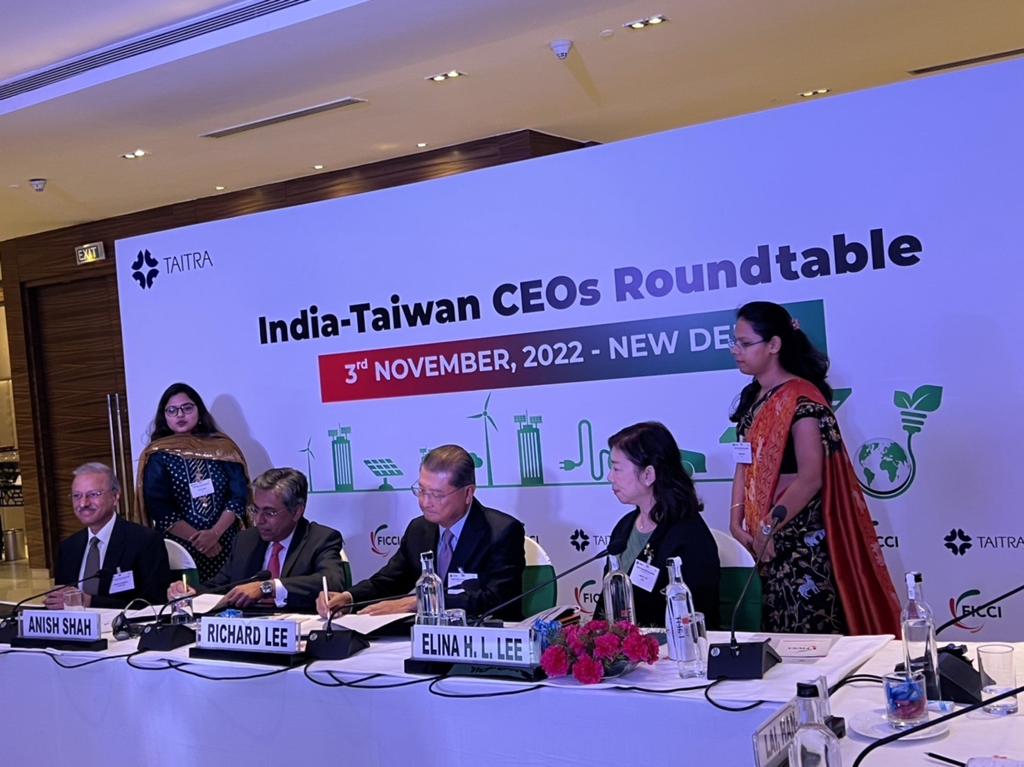 臺印度CEO圓桌論壇簽署共同聲明產業鏈結高峰會議成果圓滿